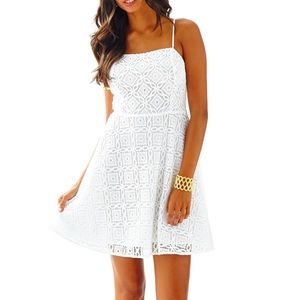 NWT Lilly Pulitzer Jenilee White Lace Sundress